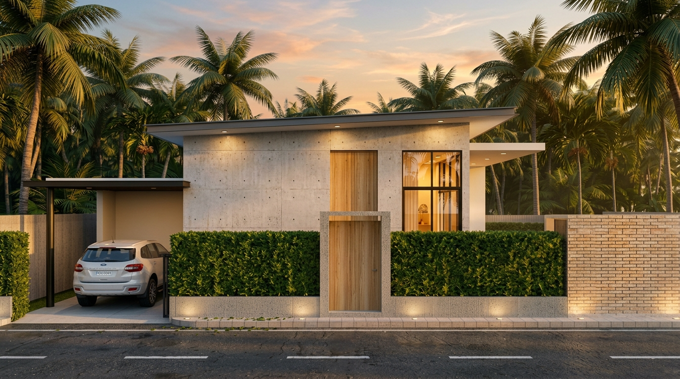 Villa Type F front view